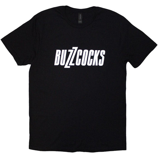 Black - Front - Buzzcocks Unisex Adult Logo T-Shirt