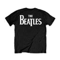 Black - Back - The Beatles Unisex Adult Drop T Logo T-Shirt