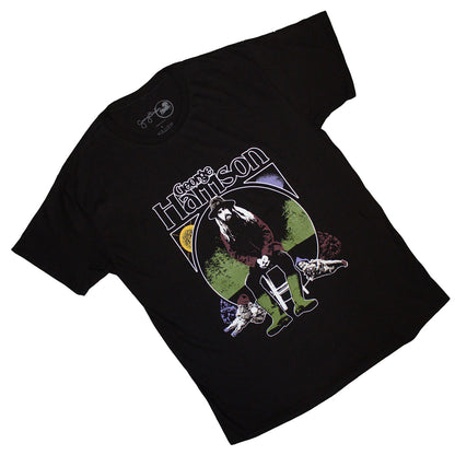 Black - Back - George Harrison Unisex Adult Sun & Moon T-Shirt