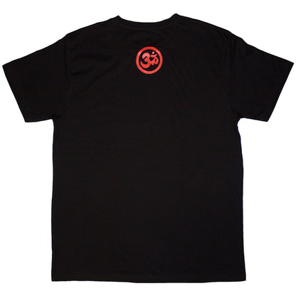 Black - Back - George Harrison Unisex Adult Dark Horse Back Print Logo T-Shirt