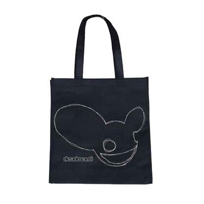 Black - Front - Deadmau5 Mau5 Trend Version Freehand Eco Friendly Back Print Tote Bag