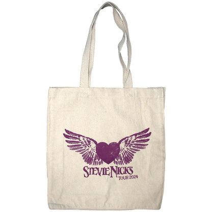 Natural - Front - Stevie Nicks Tour ´24 Logo Cotton Tote Bag