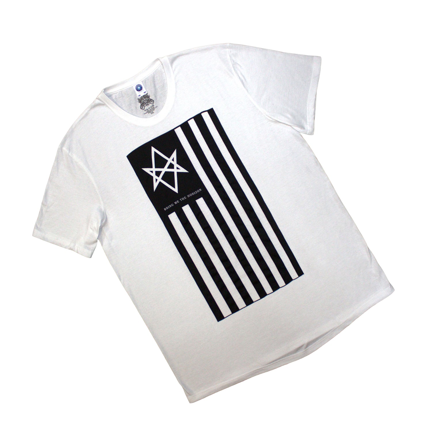 White-Black - Back - Bring Me The Horizon Unisex Adult Antivist T-Shirt