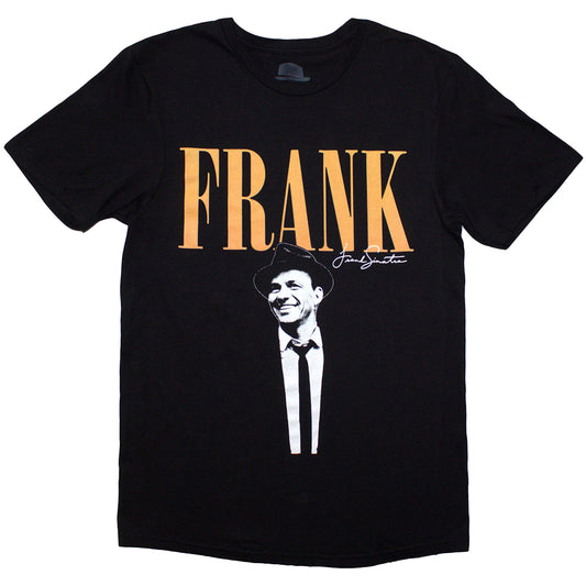 Black - Front - Frank Sinatra Unisex Adult T-Shirt