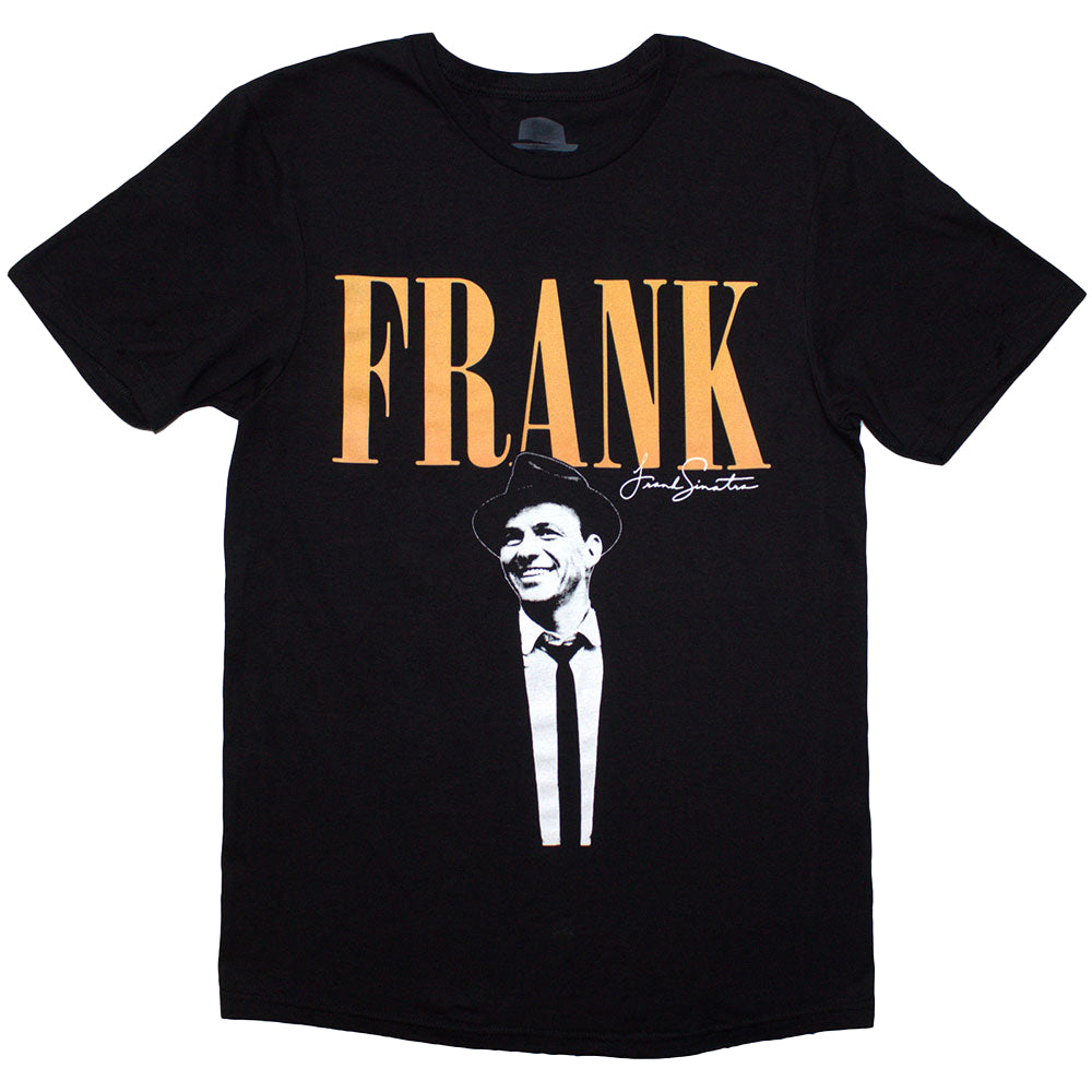 Black - Front - Frank Sinatra Unisex Adult T-Shirt