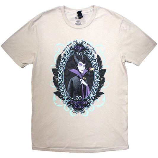 Sand - Front - Sleeping Beauty Unisex Adult Maleficent Dreamless Sleep T-Shirt