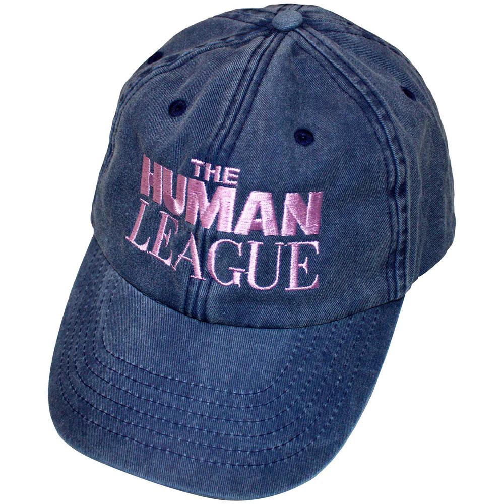 Denim Blue - Front - The Human League Unisex Adult Logo Baseball Cap