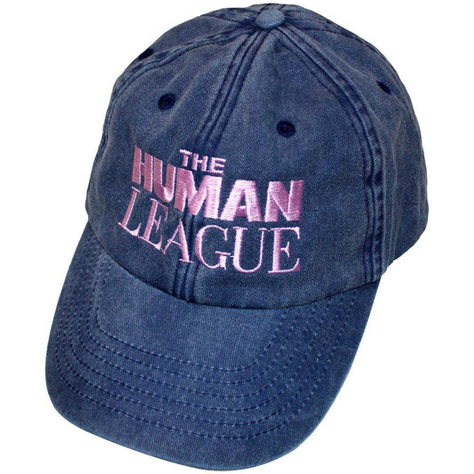 Denim Blue - Front - The Human League Unisex Adult Logo Baseball Cap