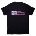 Black - Front - The Human League Unisex Adult Generations Tour 24 Photograph T-Shirt