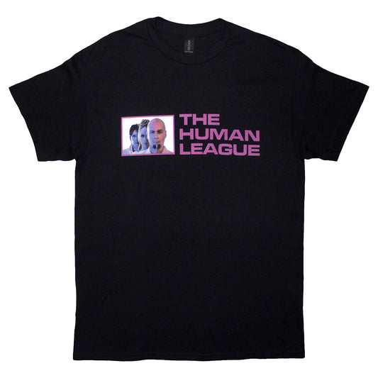 Black - Front - The Human League Unisex Adult Generations Tour 24 Photograph T-Shirt
