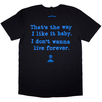 Black - Back - Motorhead Unisex Adult Ace Of Spades Back Print T-Shirt