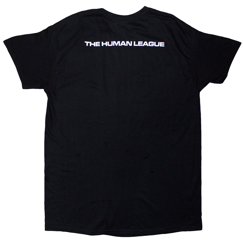 Black - Back - The Human League Unisex Adult Soundtrack To A Generation Back Print T-Shirt