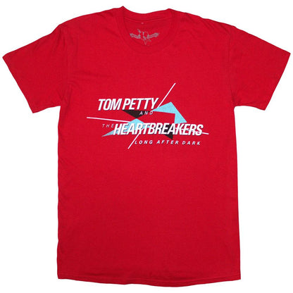 Red - Front - Tom Petty & The Heartbreakers Unisex Adult Long After Dark T-Shirt