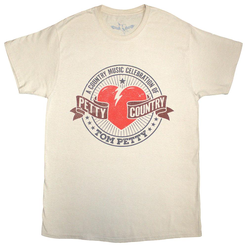 Sand - Front - Tom Petty & The Heartbreakers Unisex Adult Petty Country T-Shirt