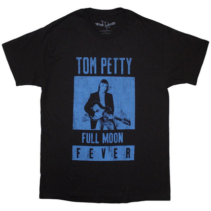 Black-Blue - Front - Tom Petty & The Heartbreakers Unisex Adult Full Moon Fever T-Shirt