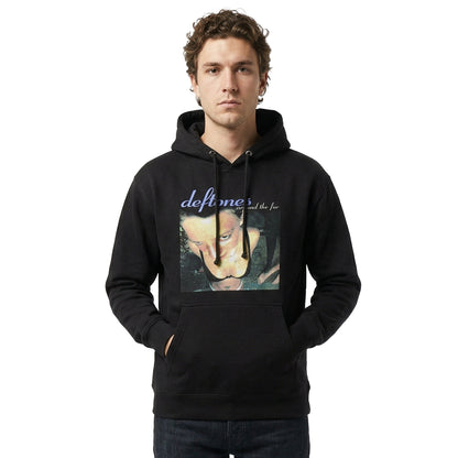 Black - Side - Deftones Unisex Adult Around The Fur Hoodie