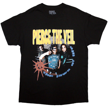 Black - Front - Pierce The Veil Unisex Adult I Can´t Hear You Back Print T-Shirt