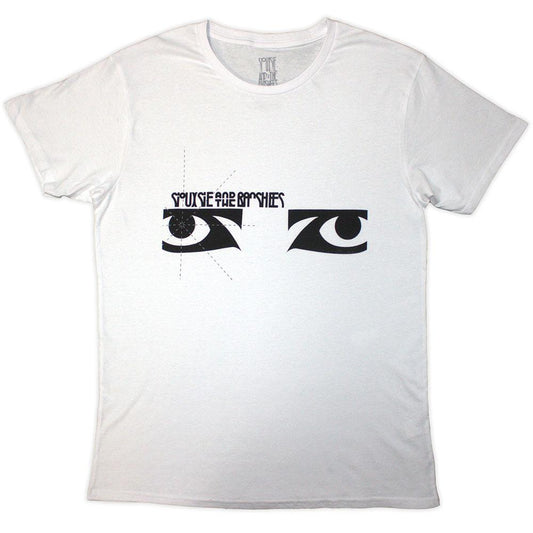 White - Front - Siouxsie & The Banshees Unisex Adult Through The Looking Glass T-Shirt