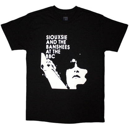 Black - Front - Siouxsie & The Banshees Unisex Adult At The BBC T-Shirt