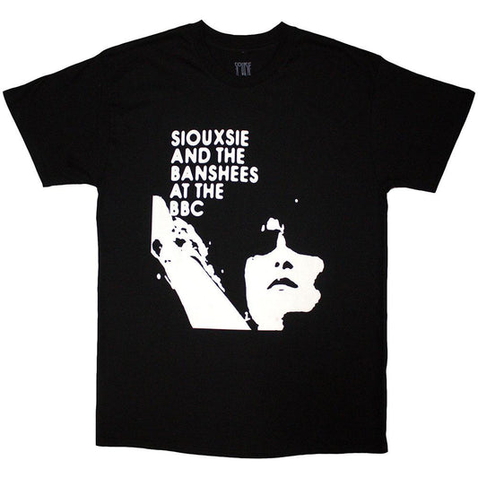 Black - Front - Siouxsie & The Banshees Unisex Adult At The BBC T-Shirt