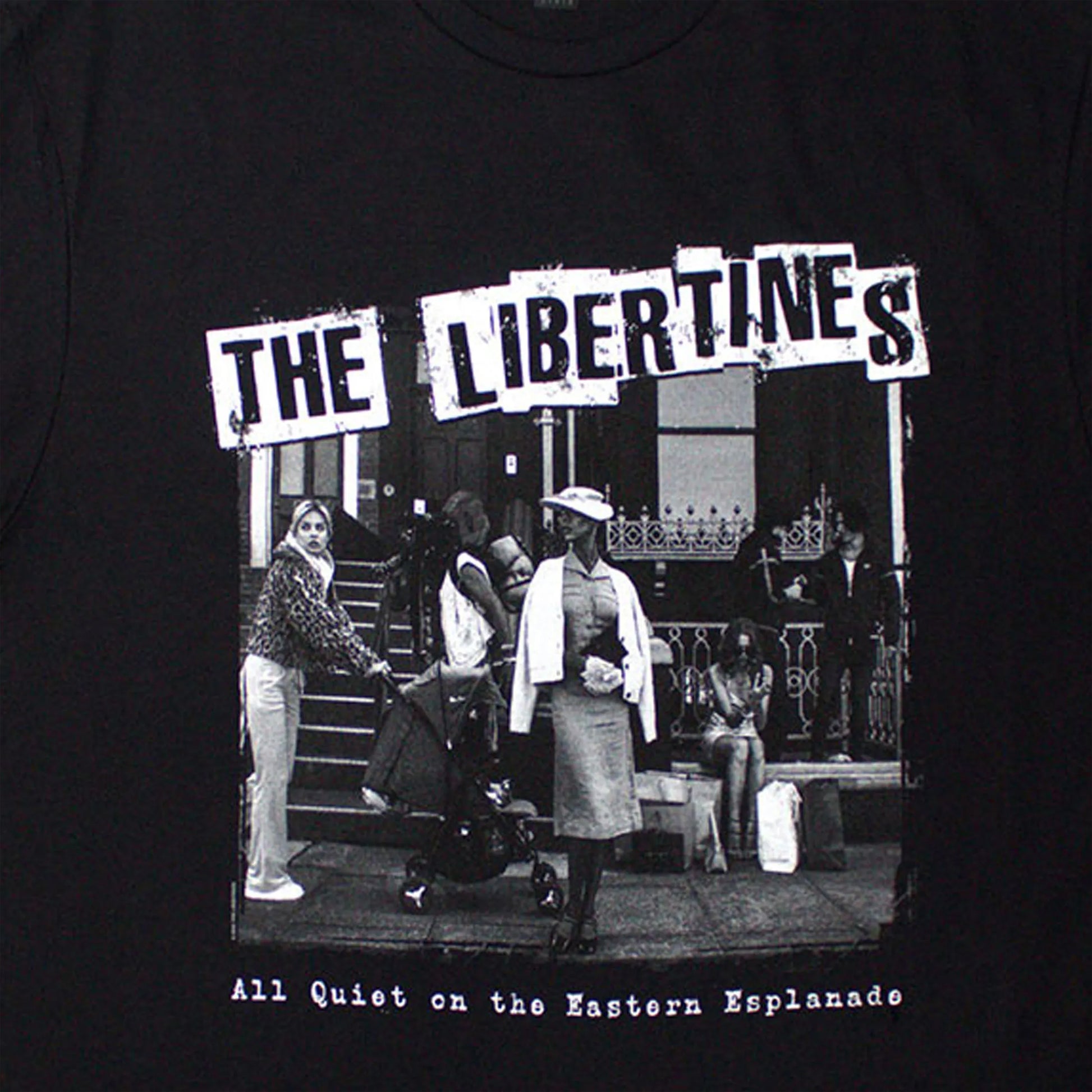 Black - Back - The Libertines Unisex Adult Aqotee Album T-Shirt
