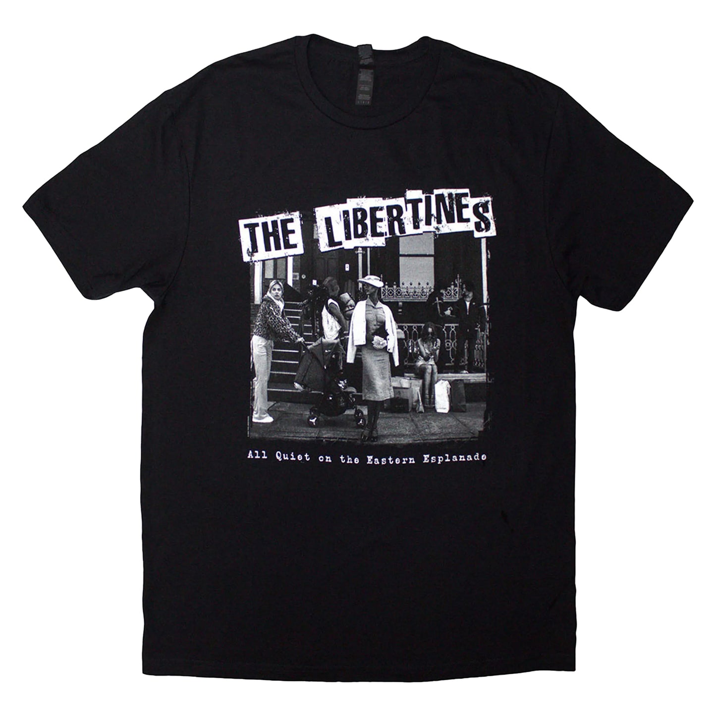 Black - Front - The Libertines Unisex Adult Aqotee Album T-Shirt