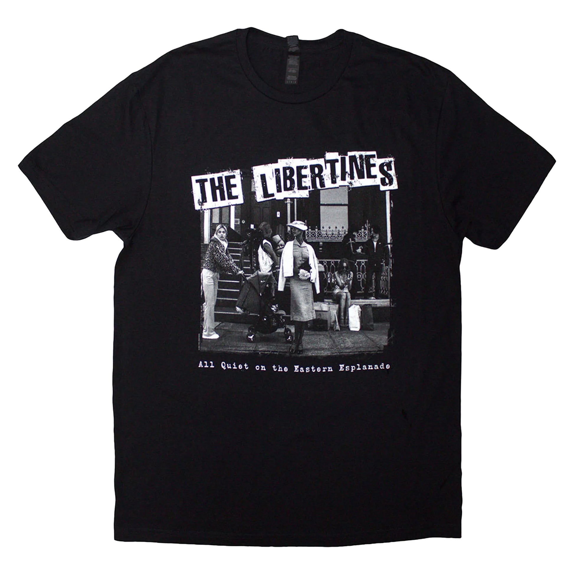 Black - Front - The Libertines Unisex Adult Aqotee Album T-Shirt