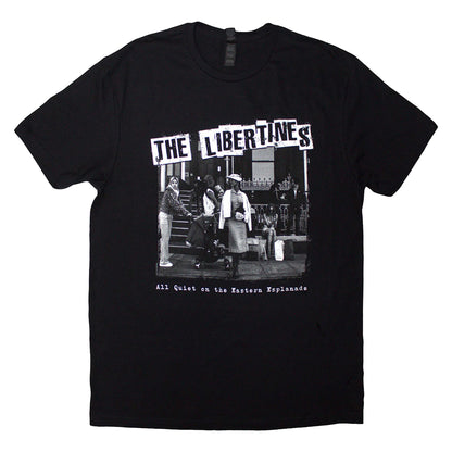 Black - Front - The Libertines Unisex Adult Aqotee Album T-Shirt