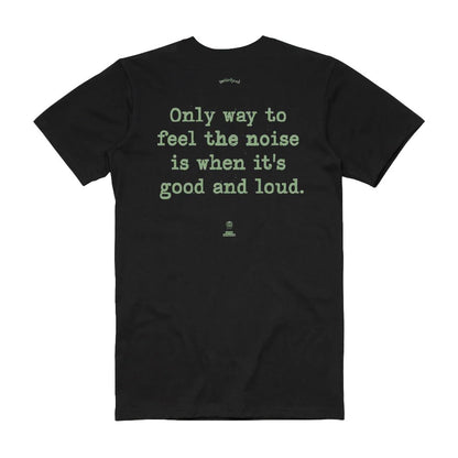 Black - Back - Motorhead Unisex Adult Overkill Song Lyrics T-Shirt