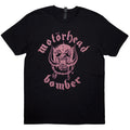 Black - Front - Motorhead Unisex Adult Bomber Song Lyrics T-Shirt