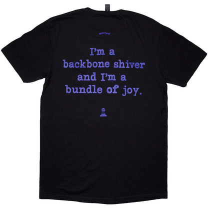 Black - Back - Motorhead Unisex Adult Killed By Death Song Lyrics T-Shirt