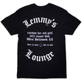 Black - Back - Motorhead Unisex Adult Lemmy´s Lounge T-Shirt