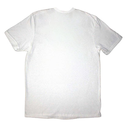 White - Back - Oasis Unisex Adult Cigarettes & Alcohol Illustration T-Shirt