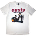 White - Front - Oasis Unisex Adult Cigarettes & Alcohol Illustration T-Shirt