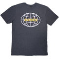 Navy Blue - Front - Oasis Unisex Adult 1998 World Tour - South America Back Print T-Shirt