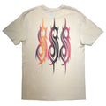 Sand - Back - Slipknot Unisex Adult Inlay Back Print 25th Anniversary T-Shirt