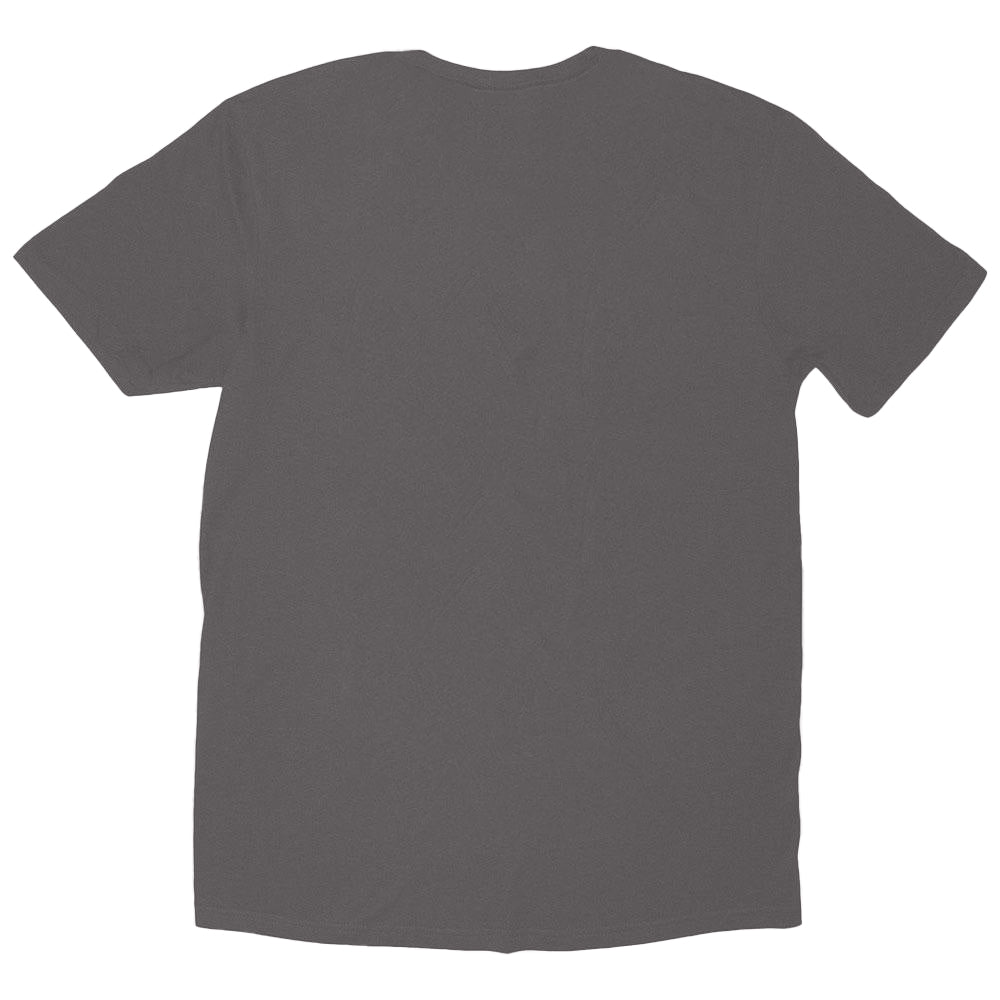 Charcoal Grey - Back - Oasis Unisex Adult Horizontal Bars Logo T-Shirt