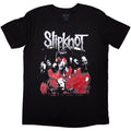 Black - Front - Slipknot Unisex Adult Stretched Barcode Back Print T-Shirt