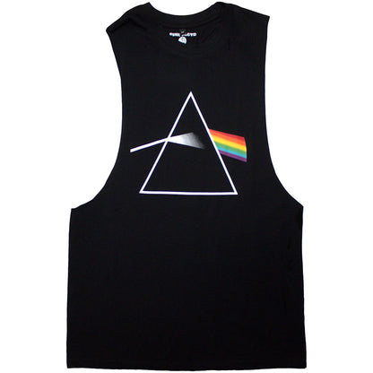 Black - Front - Pink Floyd Unisex Adult Dark Side Of The Moon Album Tank Top