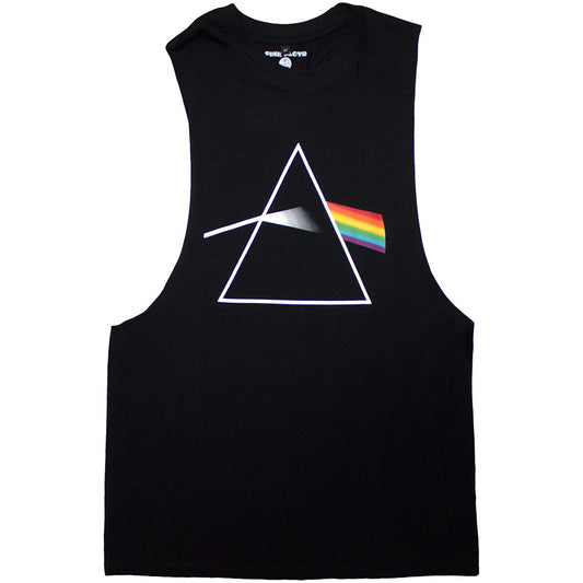 Black - Front - Pink Floyd Unisex Adult Dark Side Of The Moon Album Tank Top