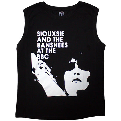 Black - Front - Siouxsie & The Banshees Unisex Adult At The BBC Tank Top