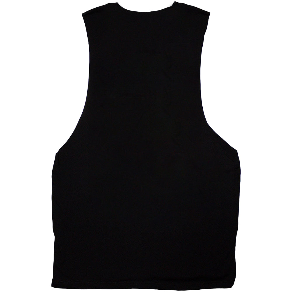 Black - Back - AC-DC Unisex Adult Back In Black Bell Vest Top