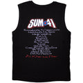 Black - Back - Sum 41 Unisex Adult All Killer No Filler Track List Tank Top