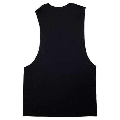 Black - Back - Johnny Cash Unisex Adult Walk The Line Boots Vest Top