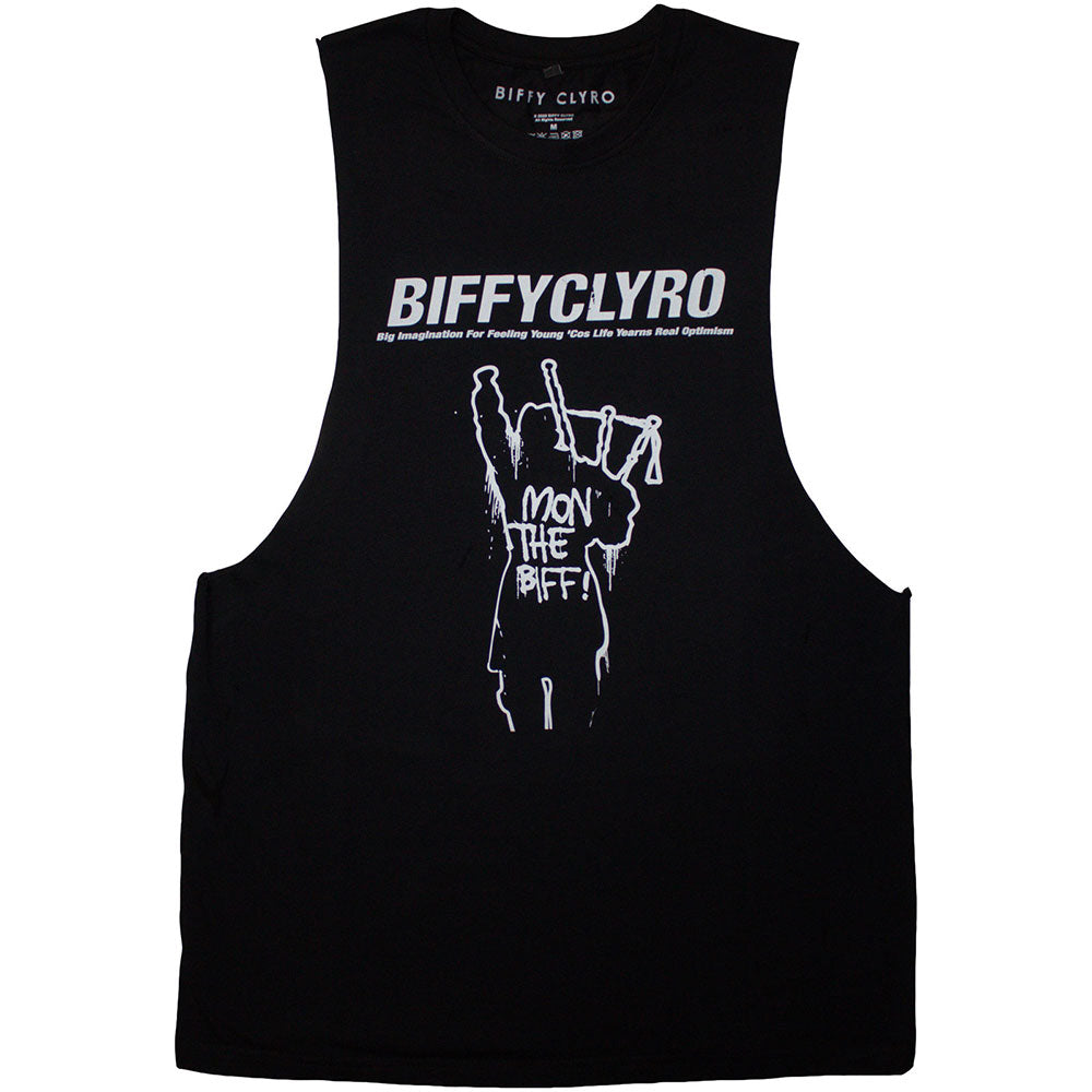 Black - Front - Biffy Clyro Unisex Adult Big Imagination Vest Top