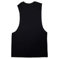 Black - Back - Nirvana Unisex Adult Seahorse Logo Vest Top