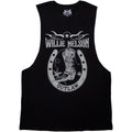Black - Front - Willie Nelson Unisex Adult Outlaw Vest Top