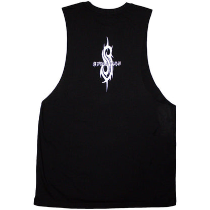 Black - Back - Slipknot Unisex Adult Album Back Print Vest Top