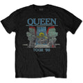 Black - Front - Queen Unisex Adult Tour ´80 T-Shirt