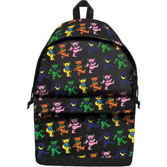 Black - Front - Grateful Dead Dancing Bears Backpack